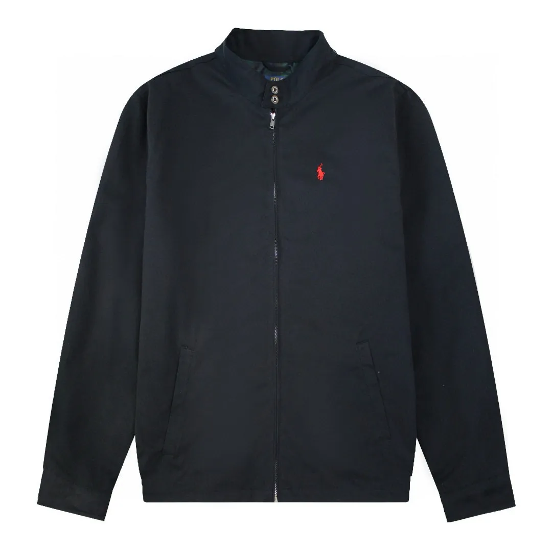 🅿️330 new model number: B12 Ralph Lauren's new 2024 classic old money style stand collar executive zipper jacket 1️⃣Selected from high-quality original developed pure cotton fabrics, with customized plaid lining inside, the overall wearing effect is very soft and comfortable, 2️⃣The workmanship details are perfectly controlled, the chest is exquisitely embroidered with small logos, and the dropped shoulders are made of splicing technology to create a unique design style that highlights your personality! The version is simple but not simple! 3️⃣ Complete with tag accessories, unisex design, and a very versatile jacket for men and women! Color: black, navy, khaki, green Size: S, M, L, XL